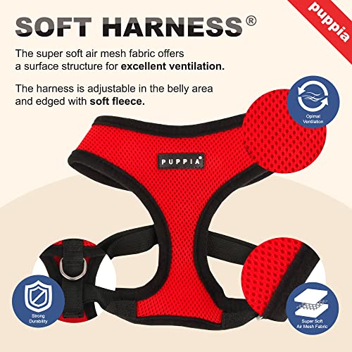 Soft Dog Harness No Choke Over (Green / X-Small)