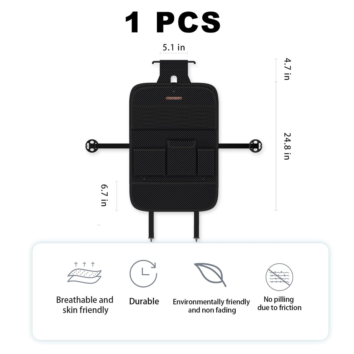 Car Seat Organizers (Carbon Fiber / 1 Pcs)