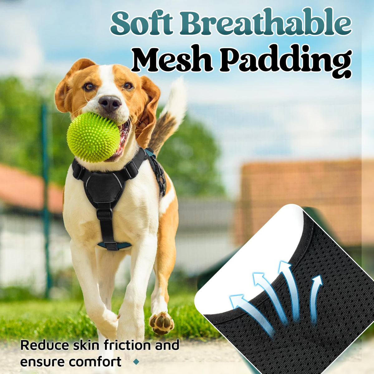 Escape Proof Dog Harness for Small (Dark Green / Small)