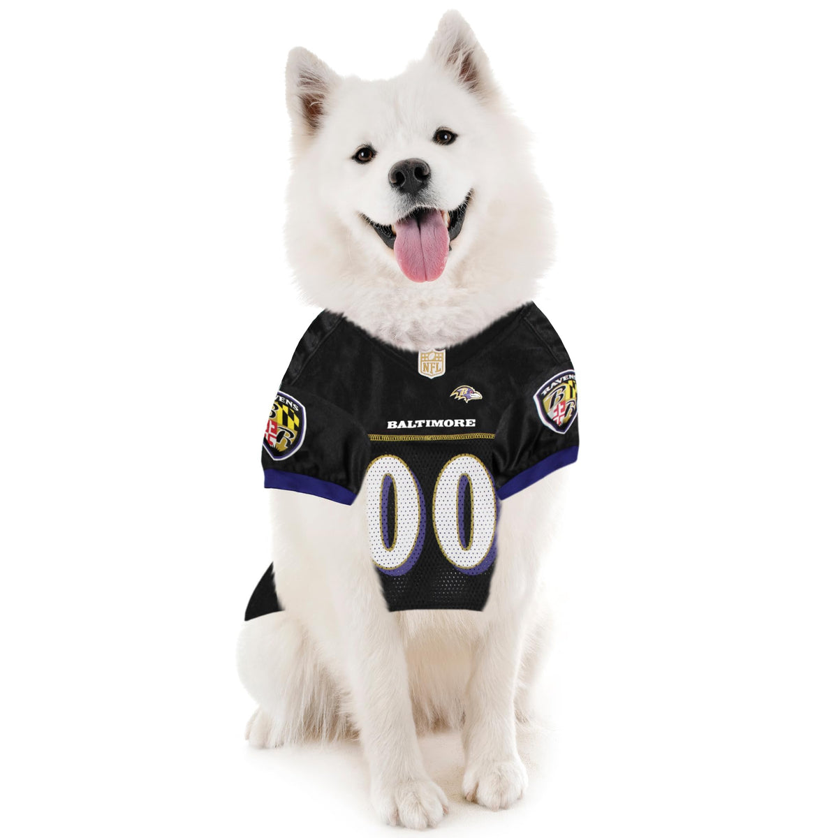 NFL BALTIMORE RAVENS DOG Jersey (Baltimore Ravens / Large)