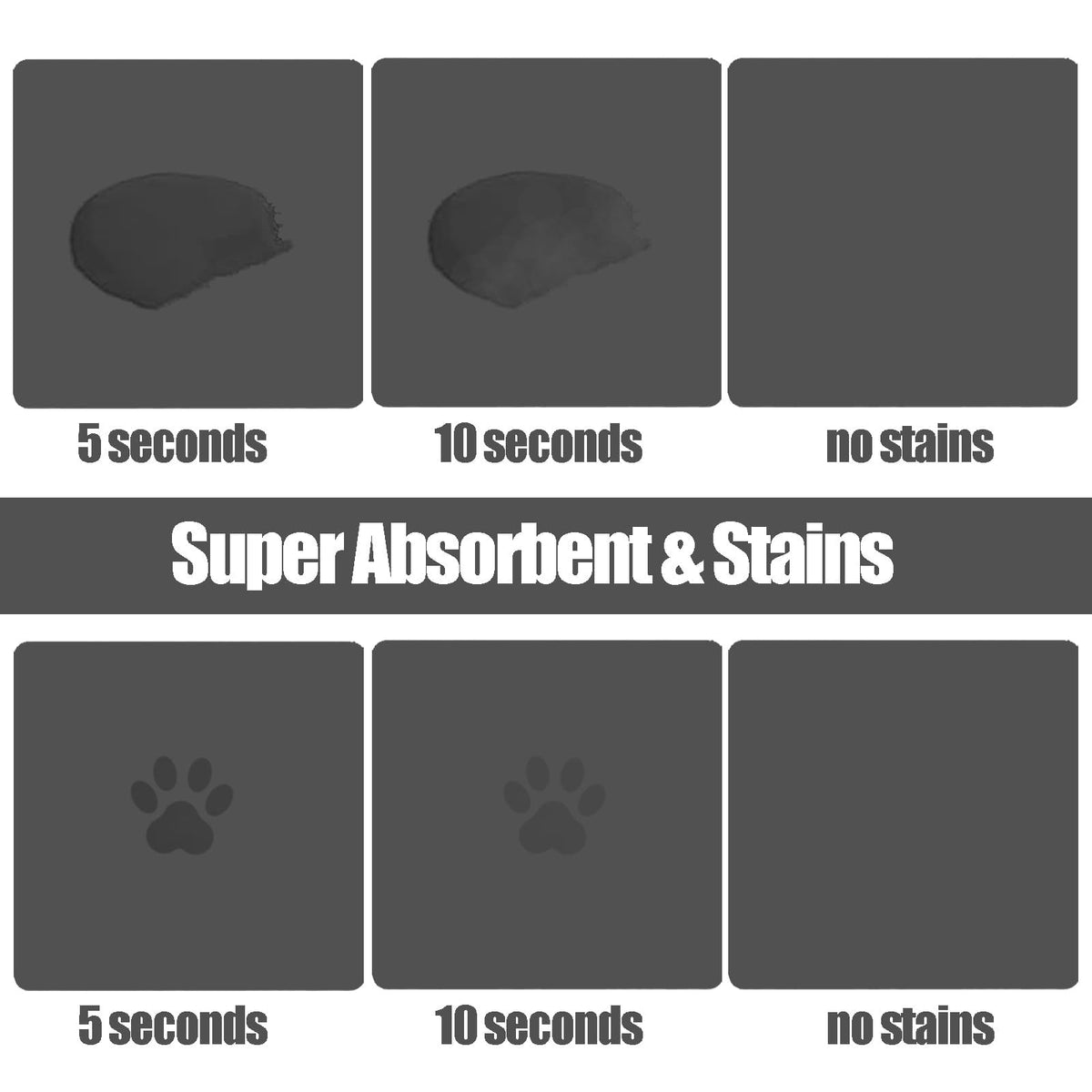 Large Pet Feeding Mat (dark brown / 39.3"L x 15.7"W)