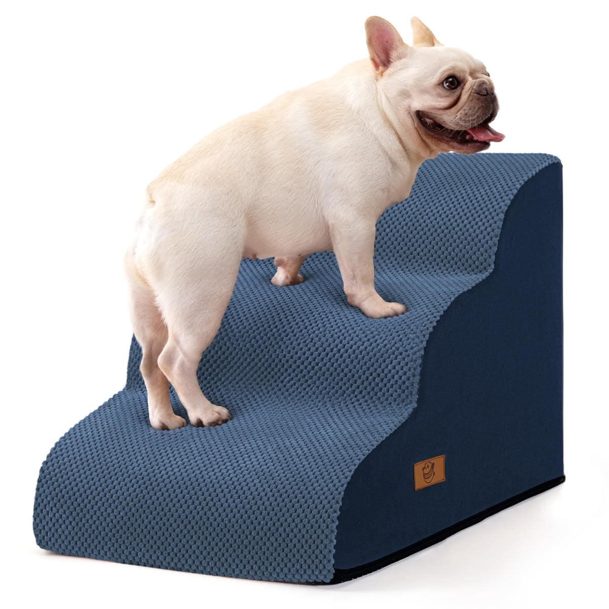 Dog Stairs for Small Dogs & Cats (Blue)