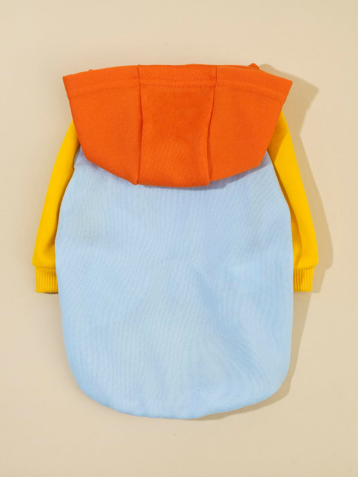 Basic Dog Hoodie Sweatshirt Puppy Sweater Warm Cat Costumes Pet Clothes for Chihuahua Puppy Kitten Small Medium Dogs Orange and Blue Large (Large / Orange and Blue)