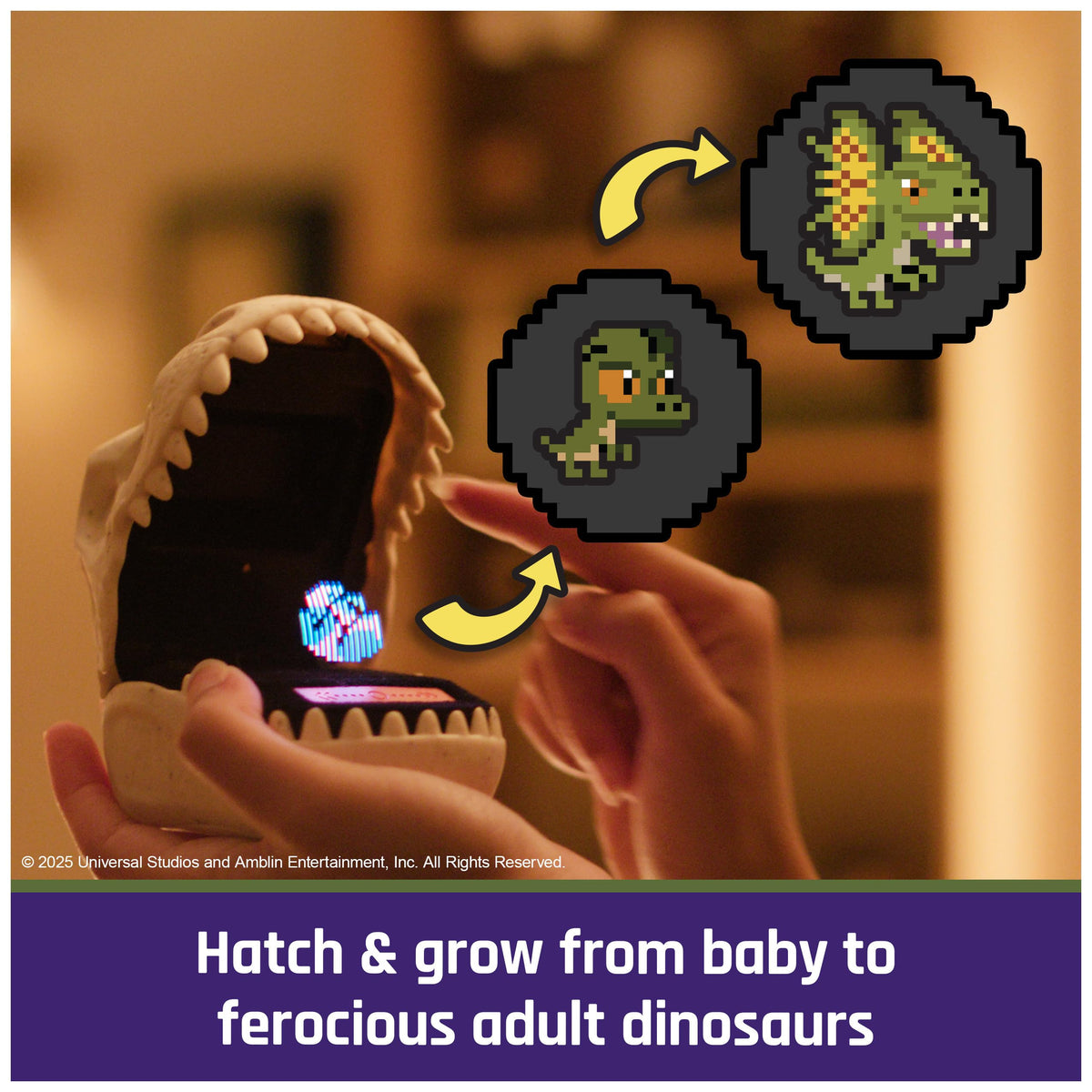 Jurassic World Interactive Fossil Pod Toy & Digital Pet (Jurassic World)