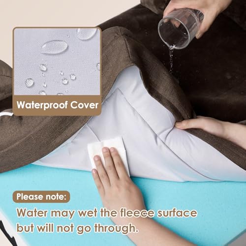 Orthopedic XXL Dog Bed (Brown / 46.0"l X 35.0"w X 7.5"th)