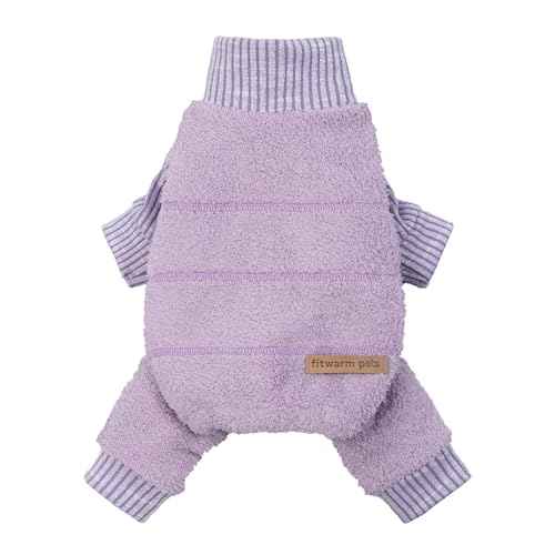 Spliced Dog Flecce Pajamas (Medium / Purple)