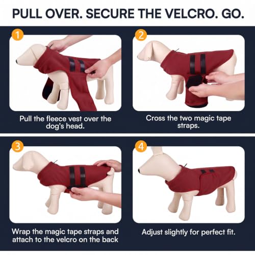 Small Dog Sweater (Burgundy / Small)
