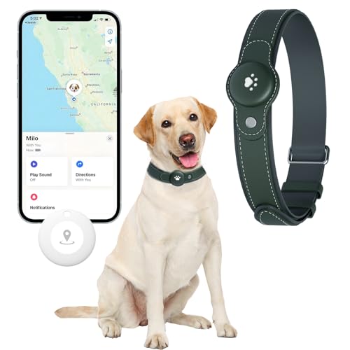 GPS Tracker for Dogs (Green / L(12.5''-21''))