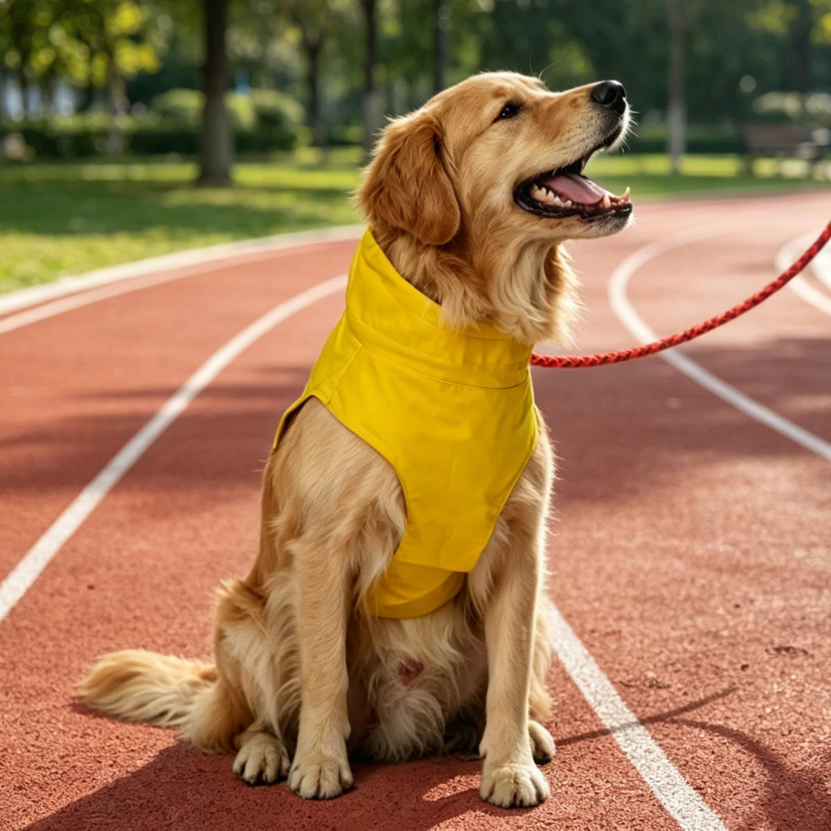Waterproof Dog Raincoat (Yellow / Large(22-37lb))
