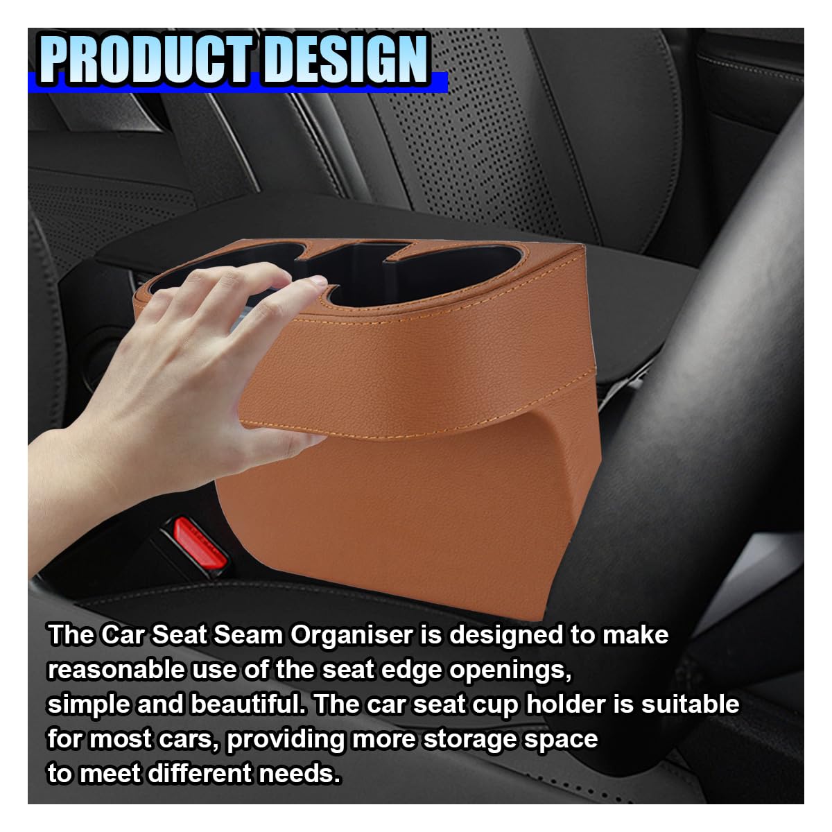 Car Cup Holder (Brown)