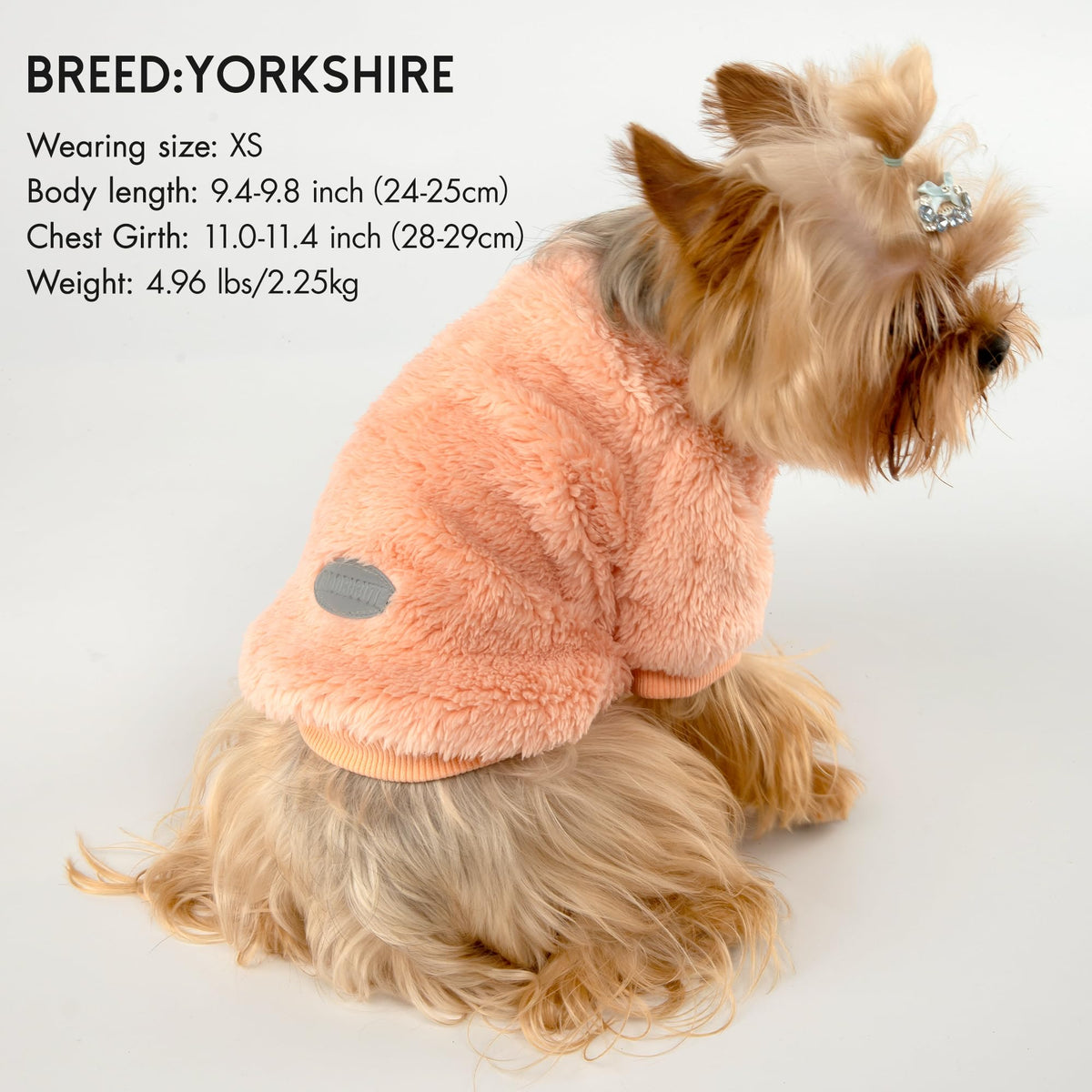 3 Pack Dog Sweater Clothes for Small Dogs Girls Boys Christmas (Pink+Purple+Peach / XL (19.8-28.7lbs))