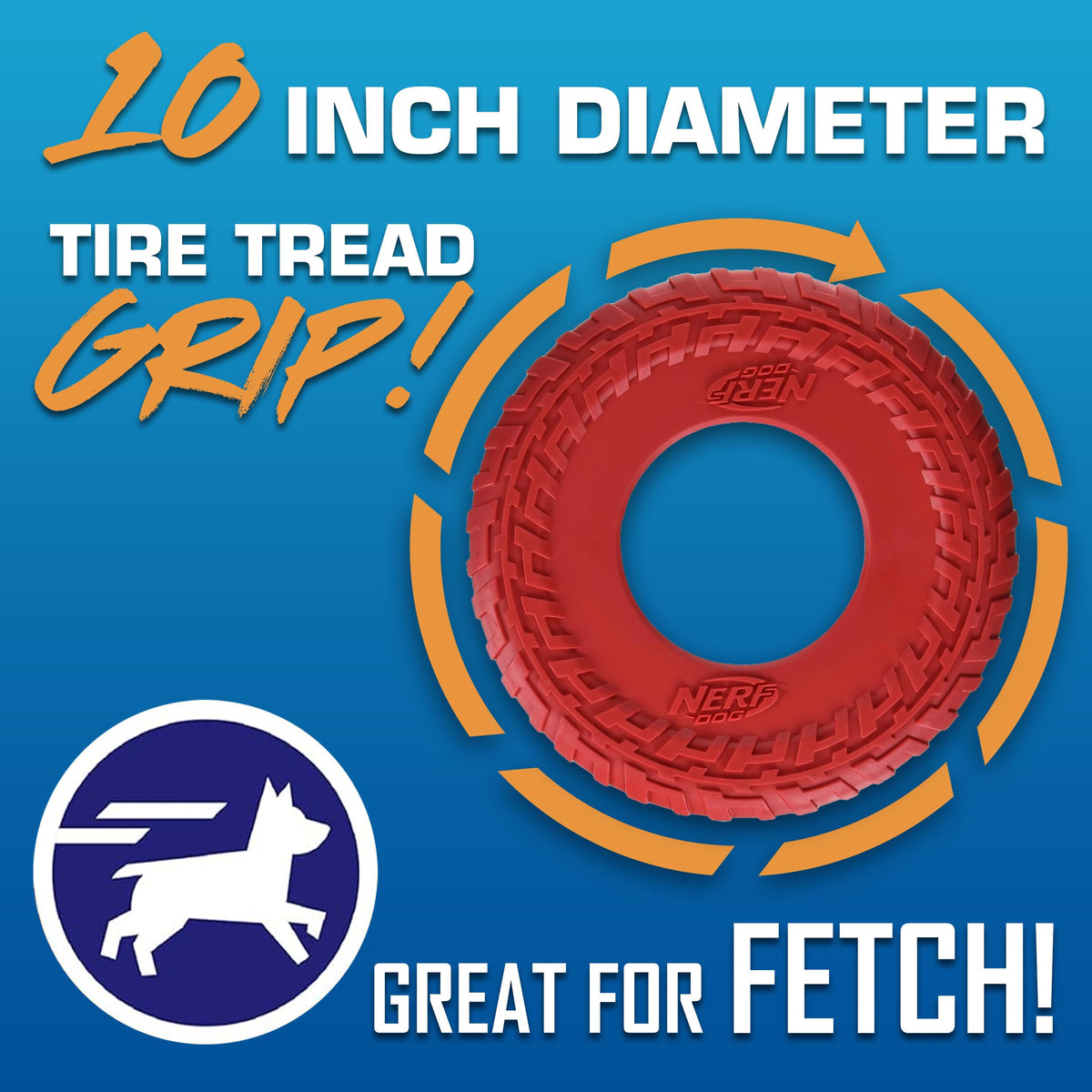 Tire Flyer Dog Toy Gift Set (Multicolor / 10 Inch (Pack of 3))