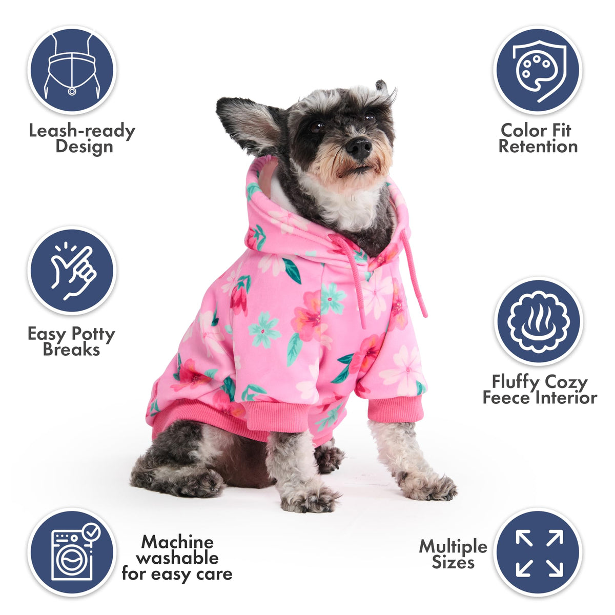 Dog Hoodie Buttery (Blossom / Small)