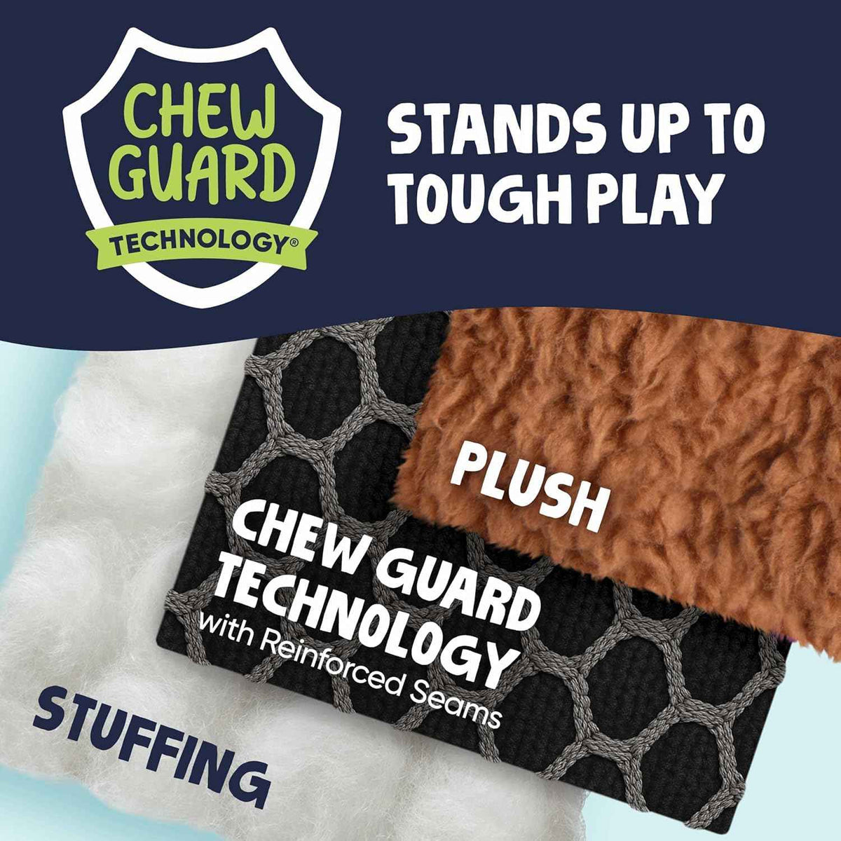 Dinos Bruto Checkers Tough Plush Toy with Chew Guard Technology (Dinos Bruto Checkers (Purple) / Mini)