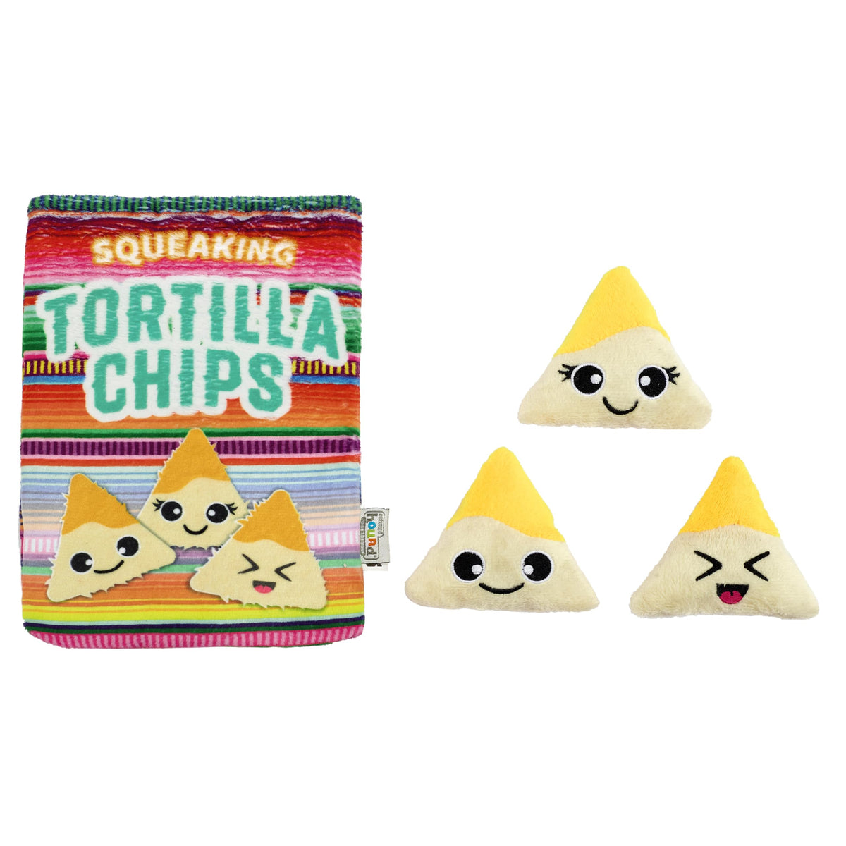 Snack Bag Tortilla Chips Puzzle Squeaky Dog Toys