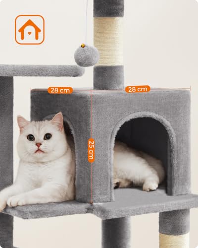 Cat Tree 44.1 (44.1 Inches / Light Gray)