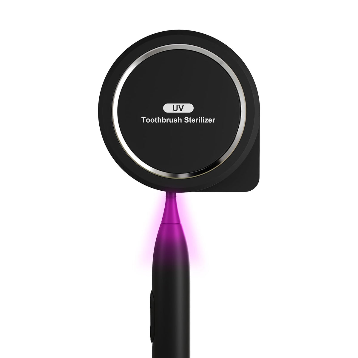 UV Toothbrush Sanitizer Holder (Black)