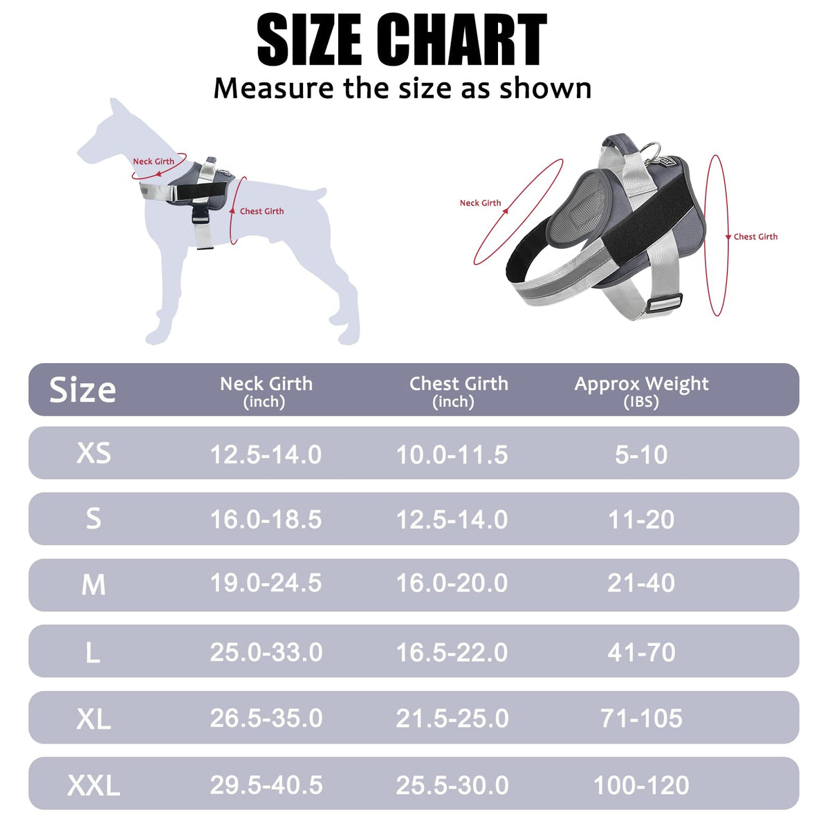 Dog Harness No (Medium (Pack of 1) / Lavender)