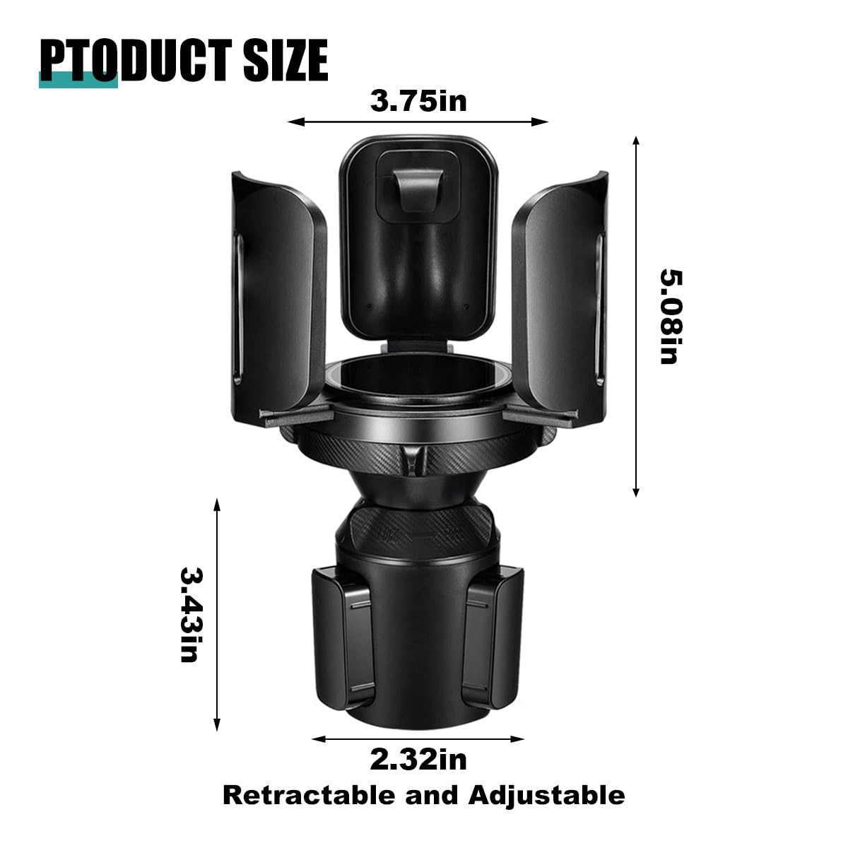 Car Cup Holder Expander (2 PCS)