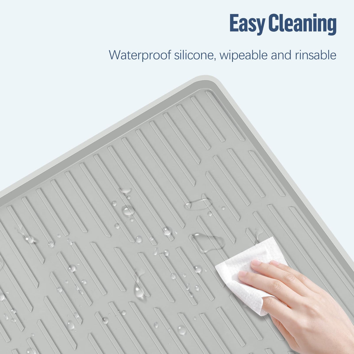 Pee Pad Holder for Dogs 55"x 38" Extra Large Silicone Puppy Pee Pad Tray (55"x38")