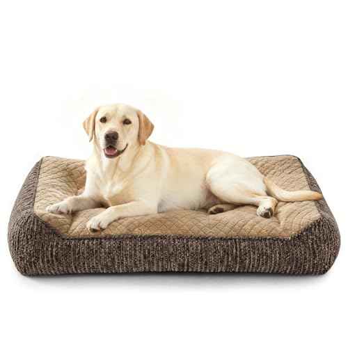 Extra Large Orthopedic Dog Beds Large Sized Dog (XXL(48"L x 34.5"W x 10"Th) / Brown)