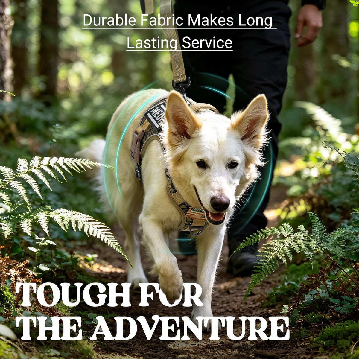 Tactical Dog Harness for Large (Brown Desert / Medium)