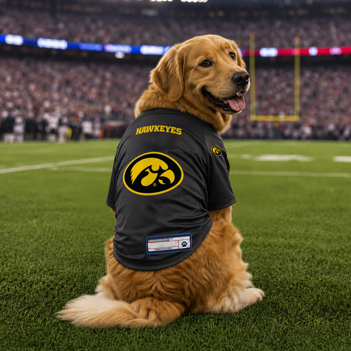 NCAA Iowa Hawkeyes Stretch Pet Jersey (Iowa Hawkeyes / Small)