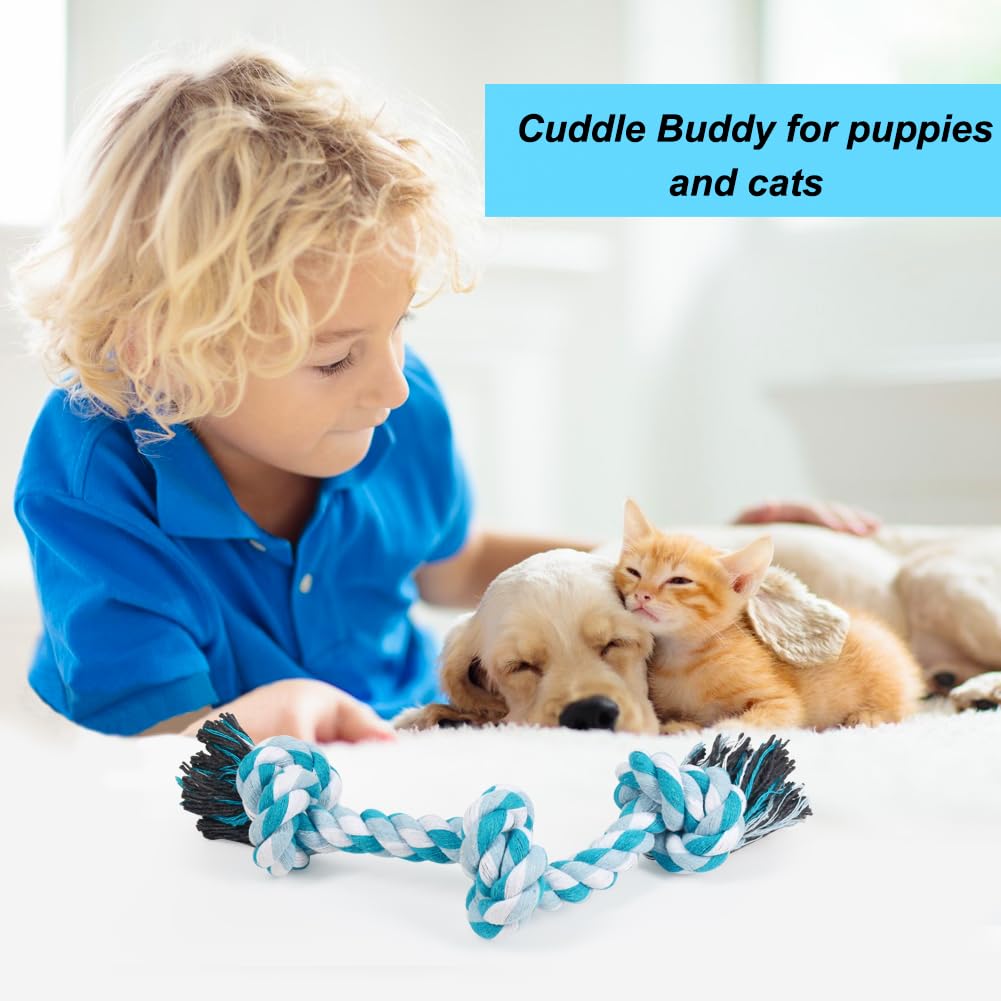 Dog Rope Toy Rope Toys for Dogs (Small / Blue)
