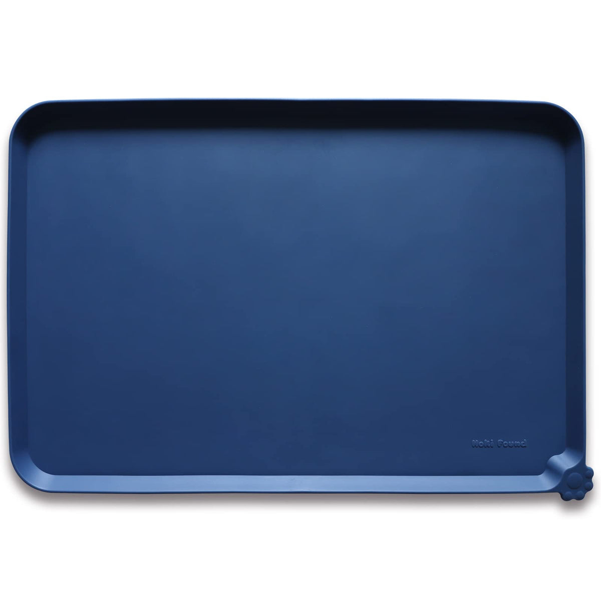 XX Large Silicone Pet Food Mats (28"L x 26"W / Indigo Ink)