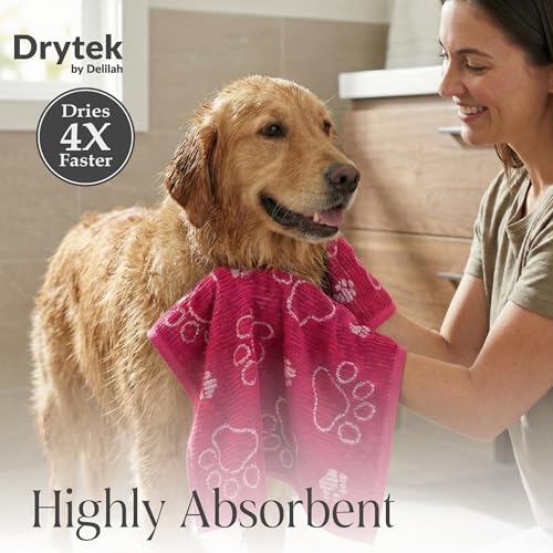 Drytek Dog Towel (Hot Pink)
