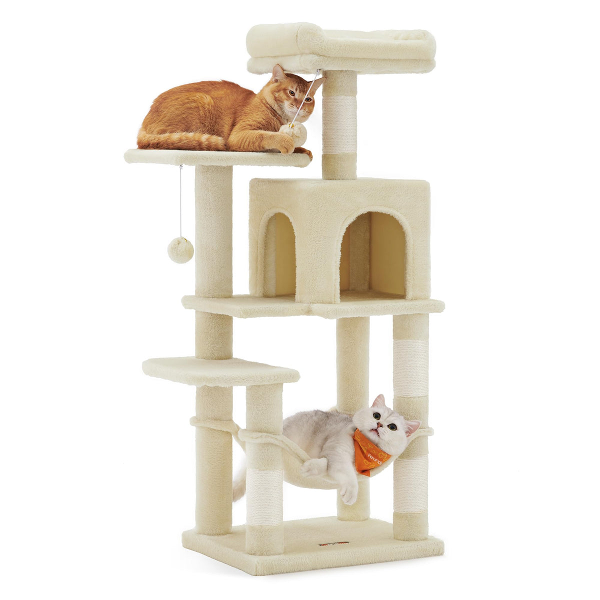 Cat Tree 44.1 (44.1 Inches / Beige)