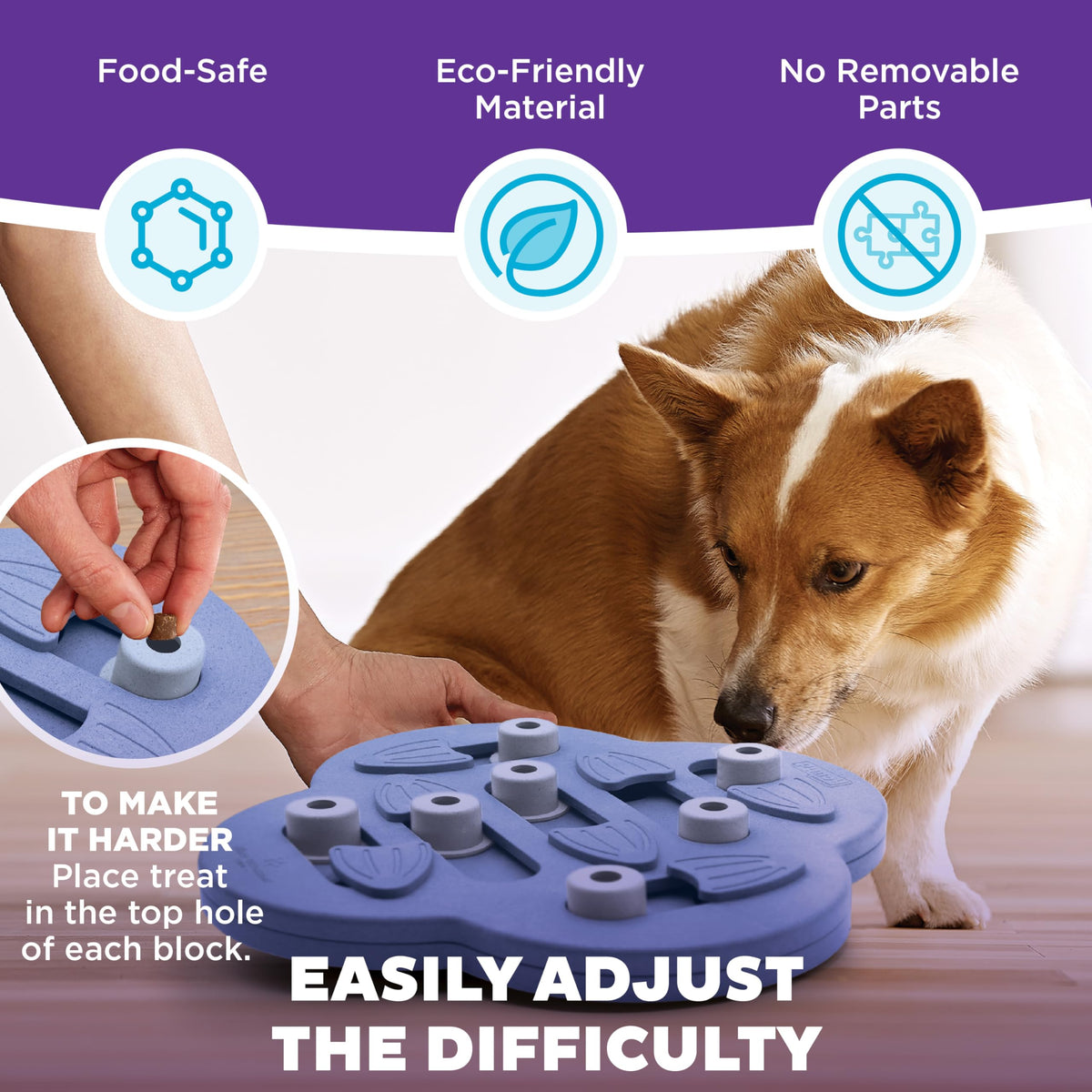 Nina Ottosson Dog Hide N' Slide Dog Toy Treat Puzzle