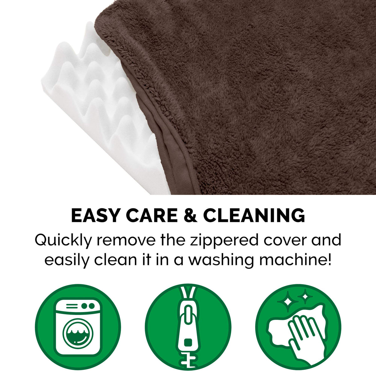 Orthopedic Dog Bed for Large (Large / Espresso)