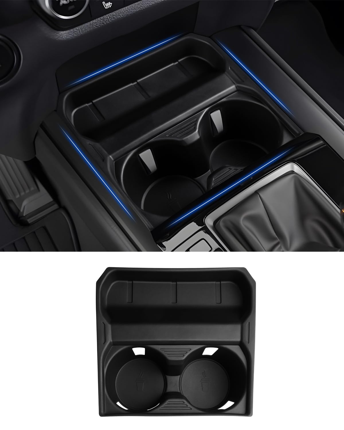 Center Console Cup Holder Insert for 2023 2024 2025 Mazda CX (Mazda CX-50 2023-2025)