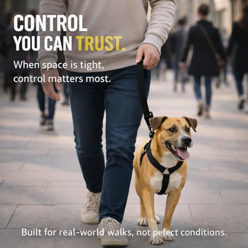 SparkDog 12” Traffic Control Dog Leash w (Traffic Control Leash / 12")