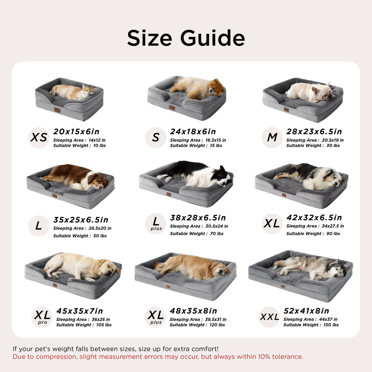 XL Self Warming Orthopedic Dog Bed Washable Original Design (Self Warming-Grey / 42"l X 32"w X 6.5"th)