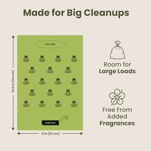 Pogi's Large Dog Poop Bags (1 Count (Pack of 500) / Unscented)