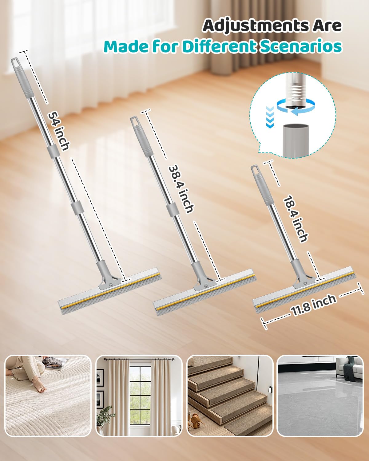 Pet Hair Remover for Carpet (gray)