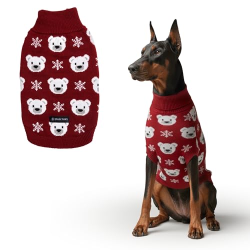 Christmas Knit Dog Sweater (Polar Bear / 3XL)