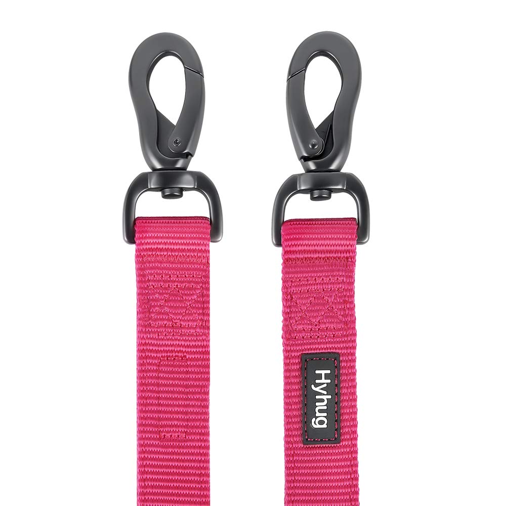 Short Dog Leash 18" (Rose Red / 18 Inches)
