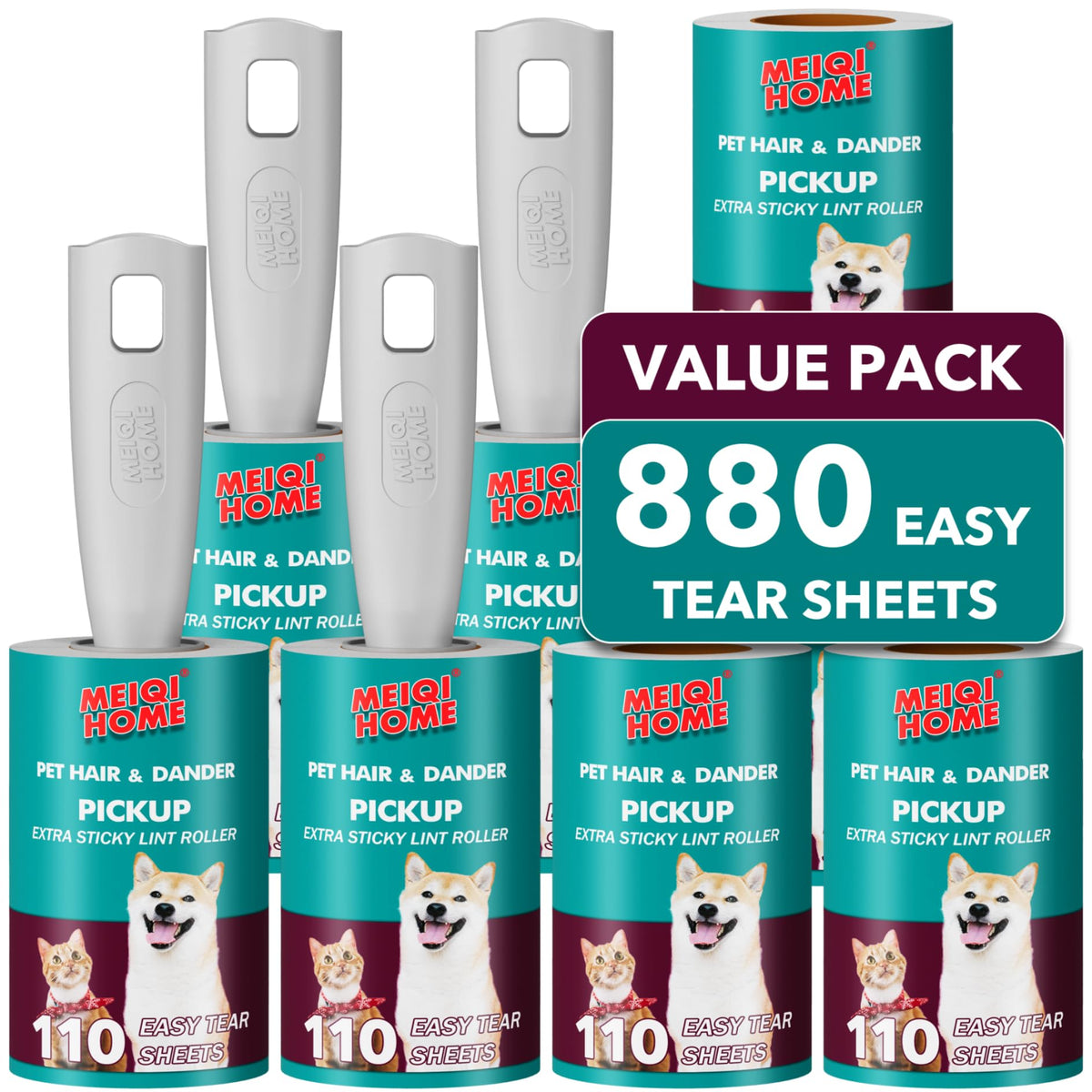 Lint Rollers for Pet Hair Extra Sticky