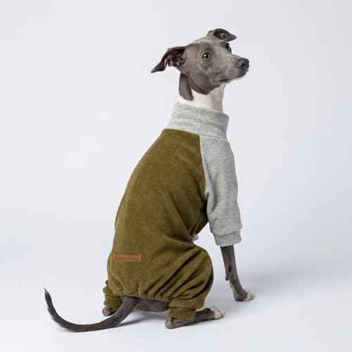 Turtleneck Raglan Dog Pajamas (XX-Large / Dark Green)