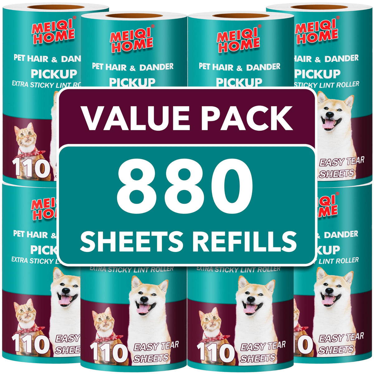 Extra Sticky Lint Roller Refills Only