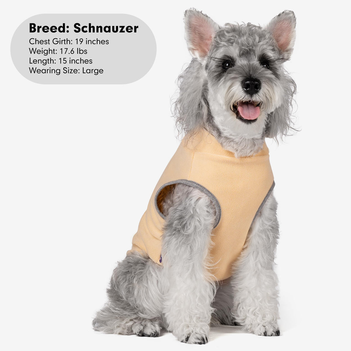 2 Pack Fleece Dog Sweater Pullover Lightweight Reflective Jacket (Small / Brown & Khaki)