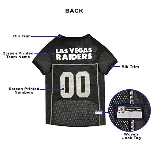 NFL Raiders Dog Jersey (Las Vegas Raiders / XX-Large)