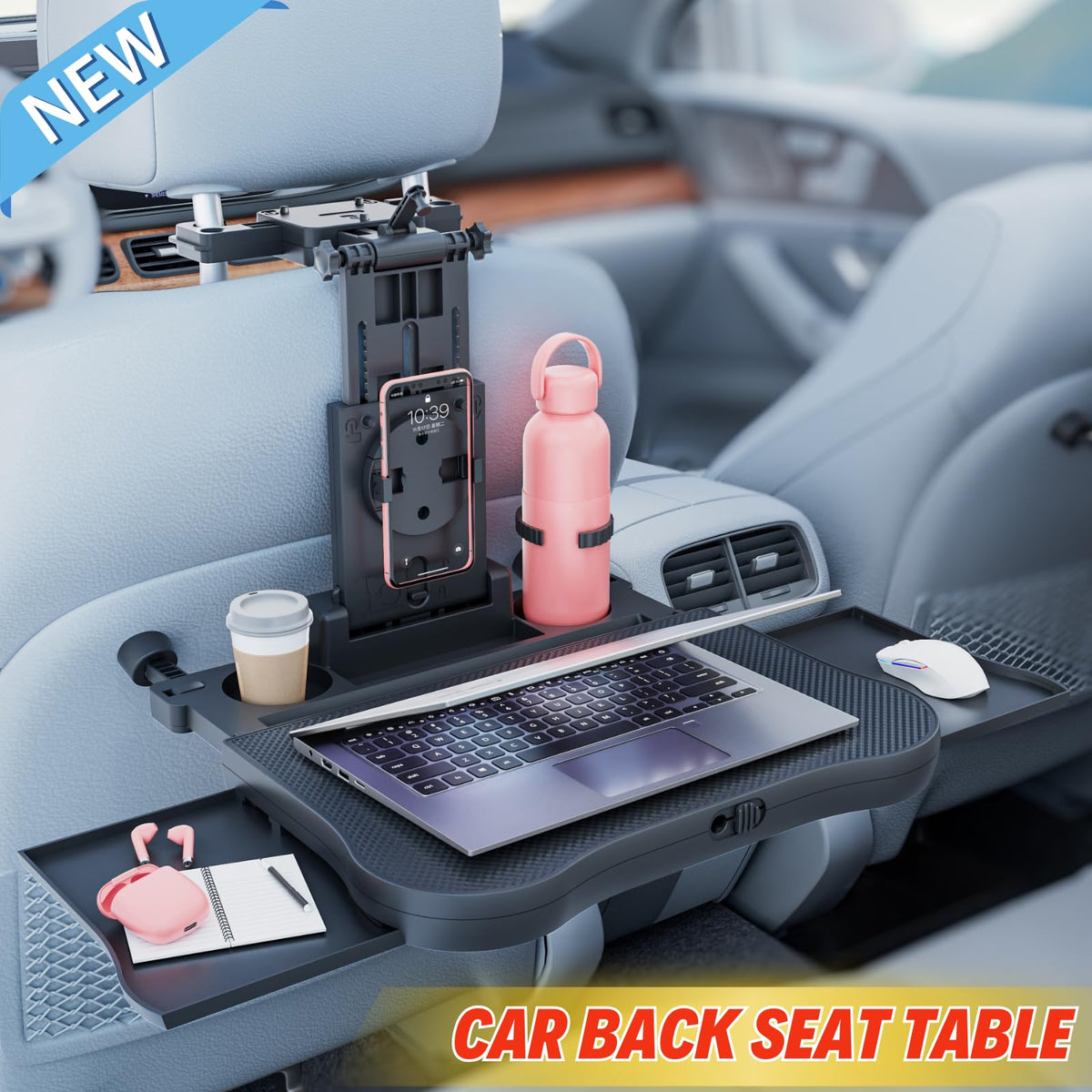 Car Back Seat Tray Table for Older Kids & Passengers (Car Seat Table Tray)