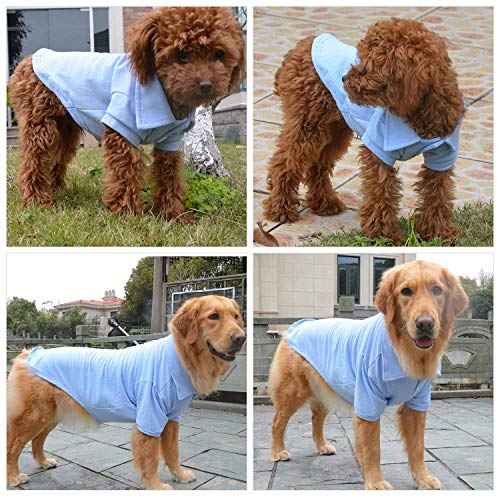 Basic Dog Polo Shirts Premium Cotton (S (-9lbs) / Sky-Blue)