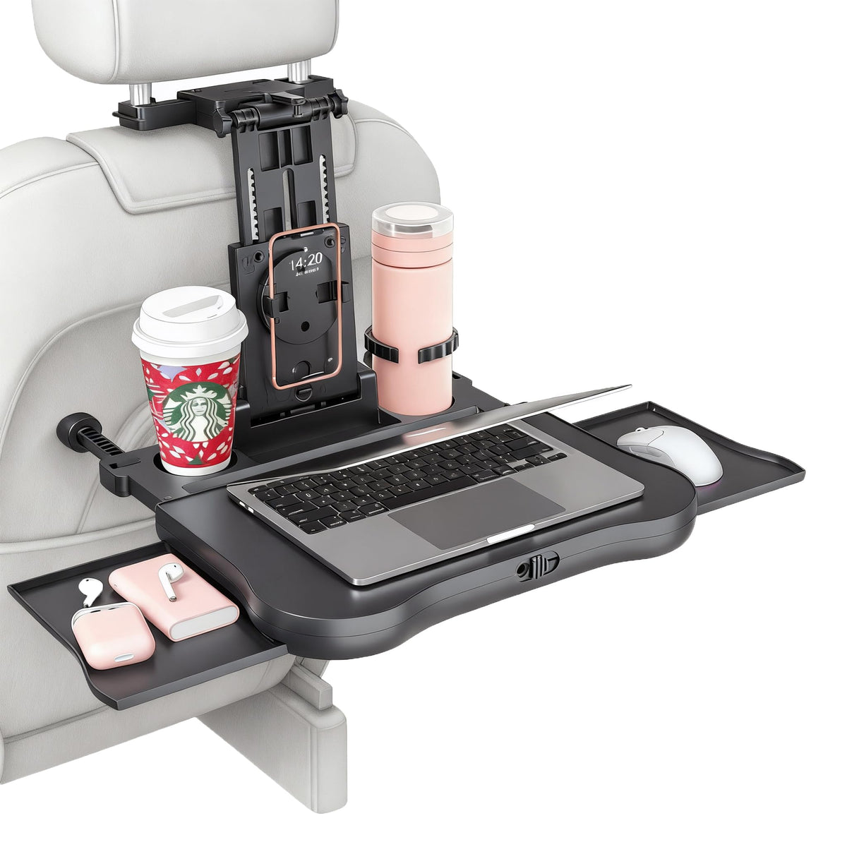 Car Back Seat Tray with Extendable Table (back seat)