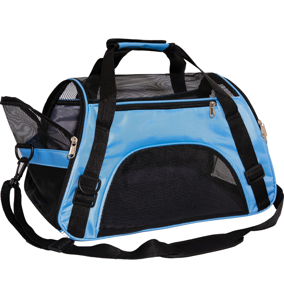 Pet Carrier Cat Cattier Soft (Medium-Blue)