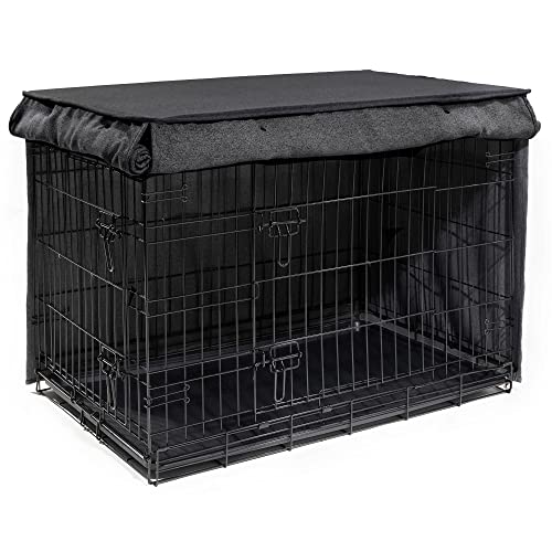 Metal Dog Crate Cover (36.75"L x 23.75"W x 25"H)